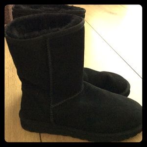Black UGG Classic Short Boots
